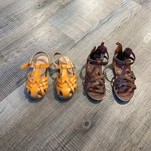 BUNDLE Toddler girl sandals, Toddler Size 10 VGUC